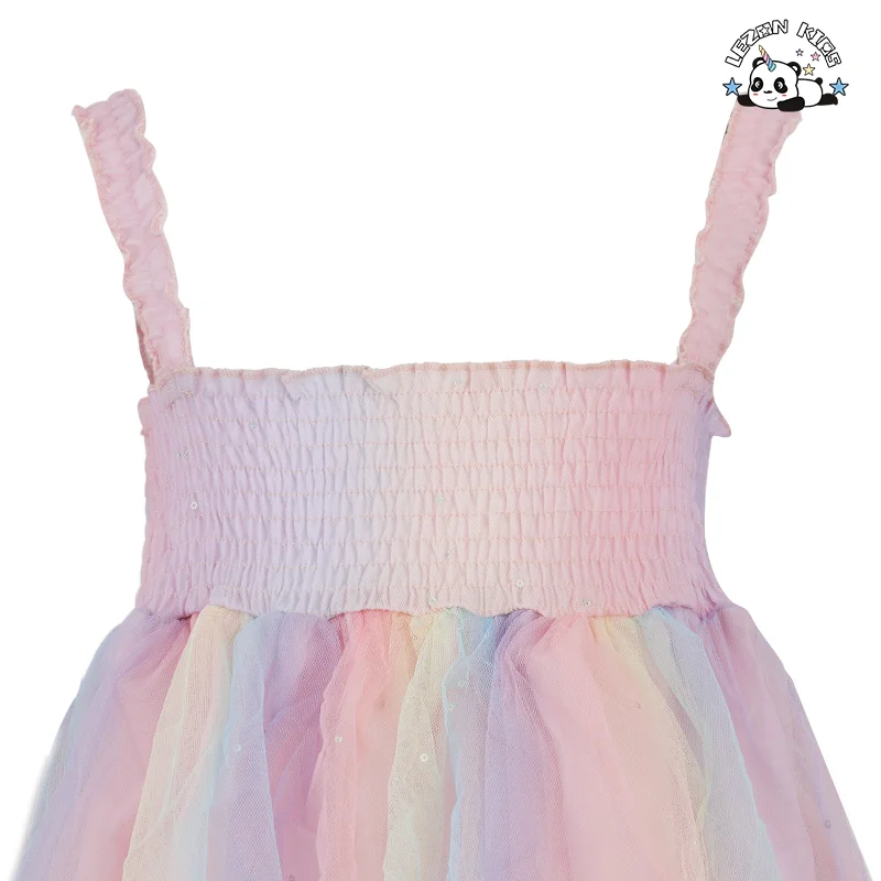 LEZONKIDS - Baby Toddler Girl Clothes Summer Dress for Kids Girl TUTU Dresses Children's Clothing 4 to 14 Years